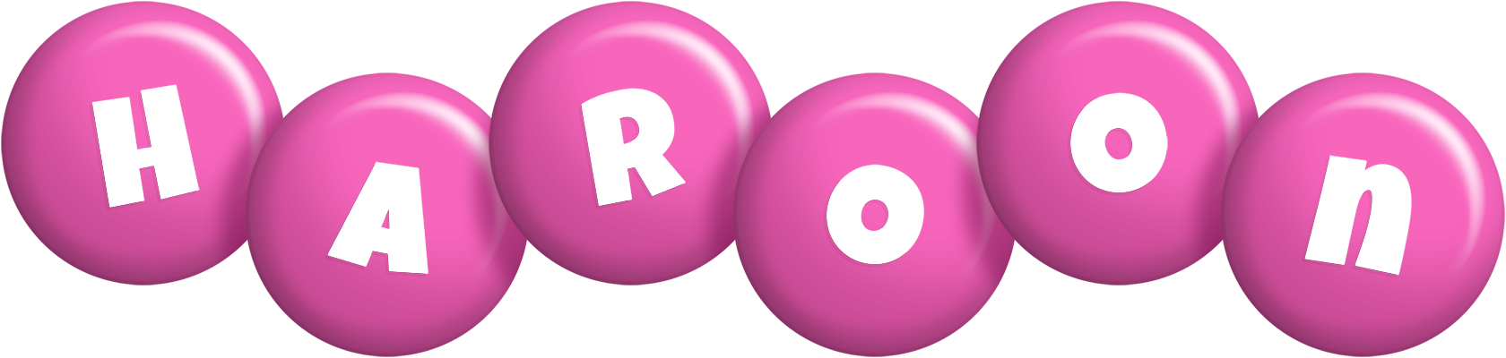 Haroon candy-pink logo