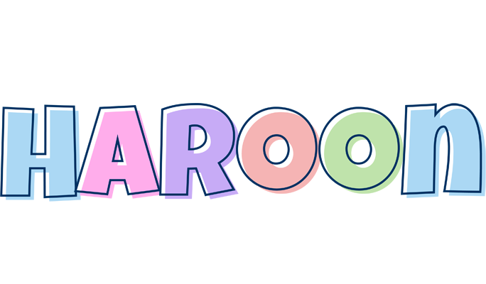 Haroon pastel logo