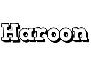 Haroon snowing logo