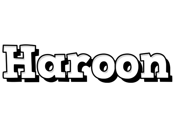 Haroon snowing logo
