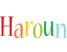 Haroun birthday logo