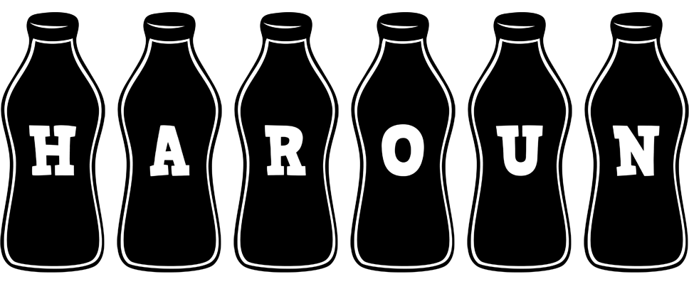 Haroun bottle logo