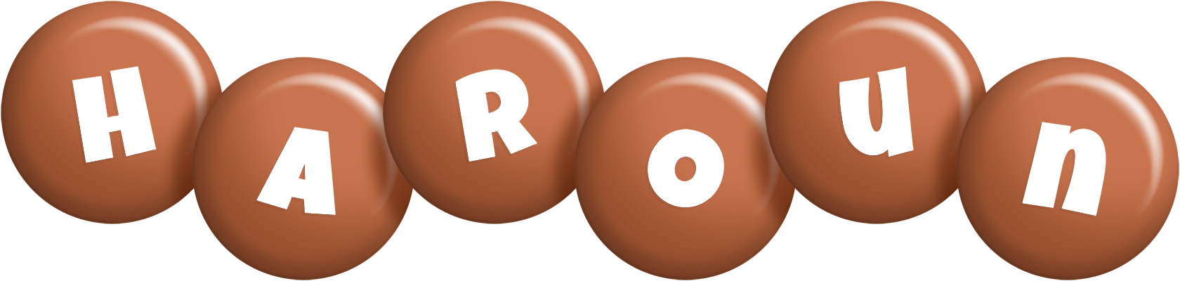 Haroun candy-brown logo