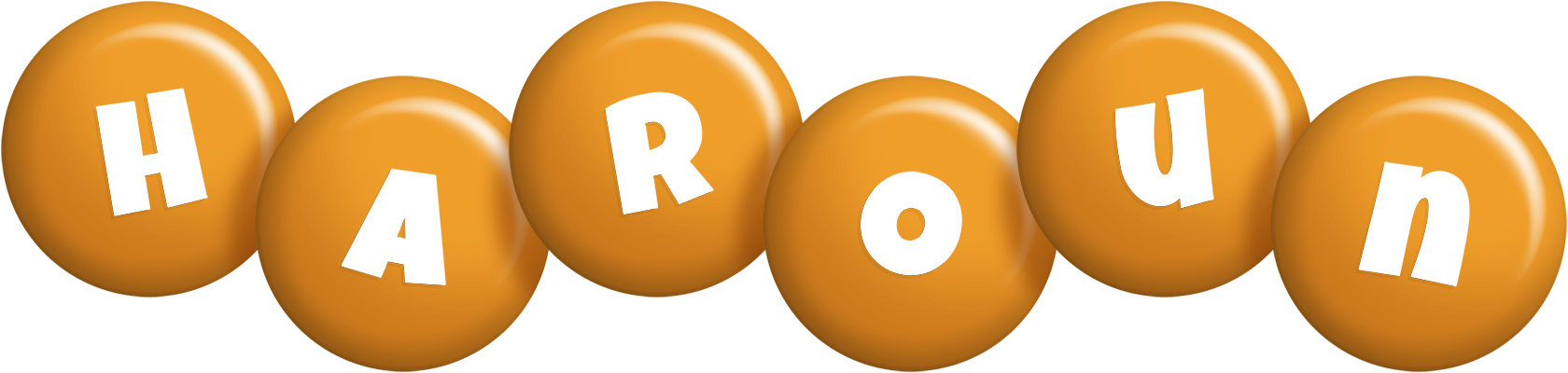 Haroun candy-orange logo