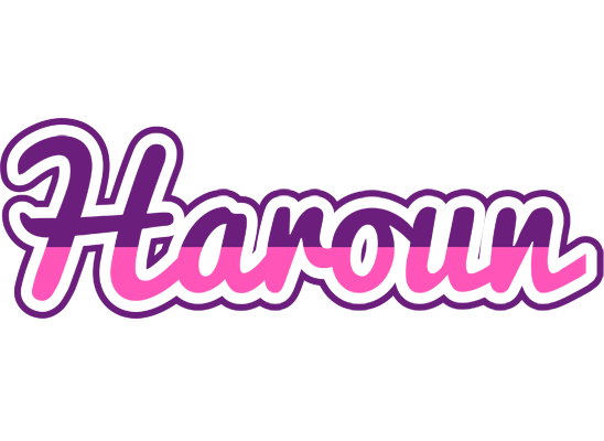 Haroun cheerful logo