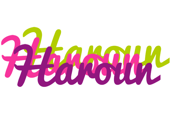 Haroun flowers logo