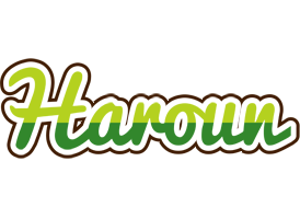 Haroun golfing logo