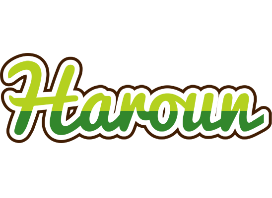 Haroun golfing logo