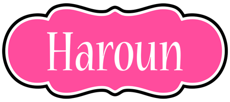 Haroun invitation logo