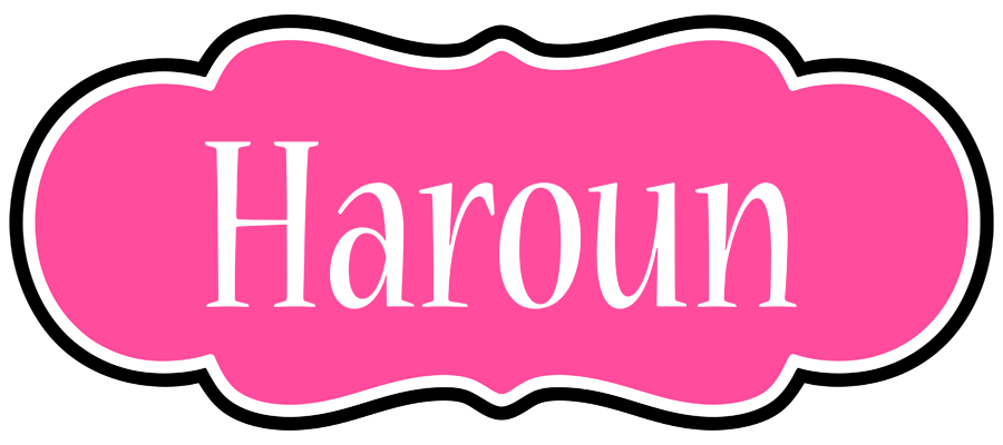 Haroun invitation logo