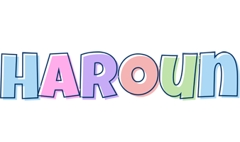 Haroun pastel logo