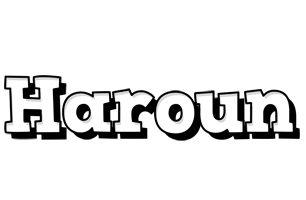 Haroun snowing logo