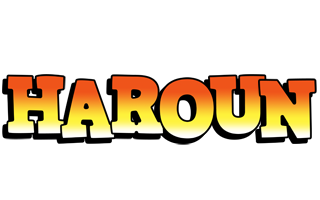 Haroun sunset logo