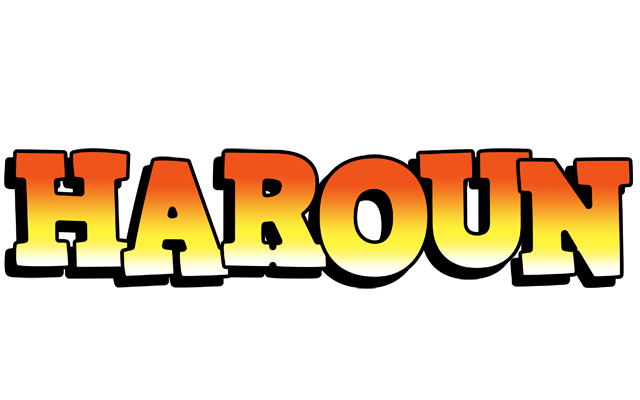 Haroun sunset logo