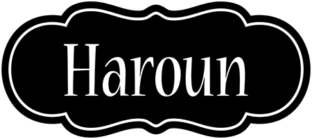 Haroun welcome logo