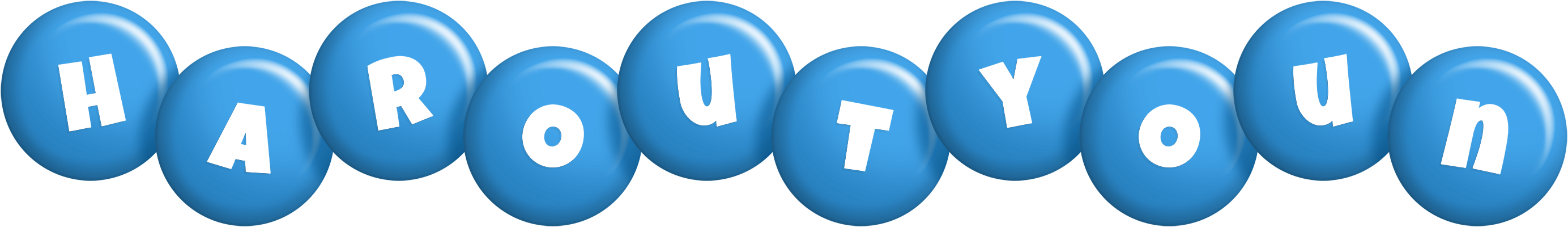 Haroutyoun candy-blue logo