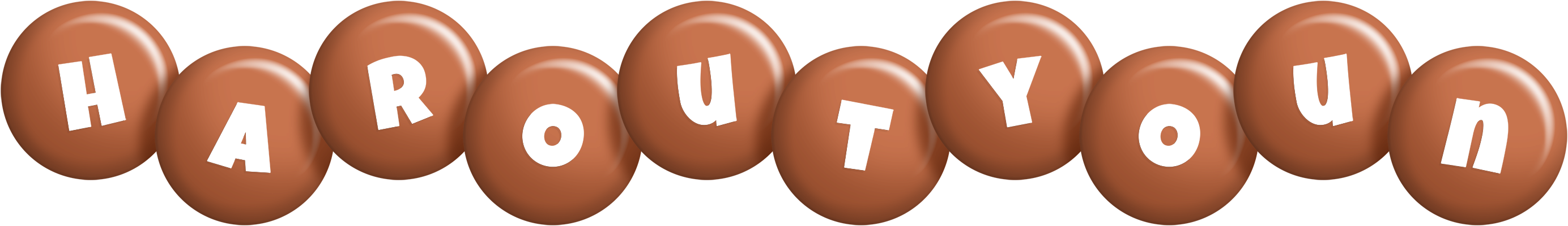 Haroutyoun candy-brown logo