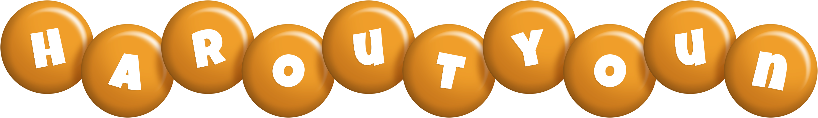 Haroutyoun candy-orange logo
