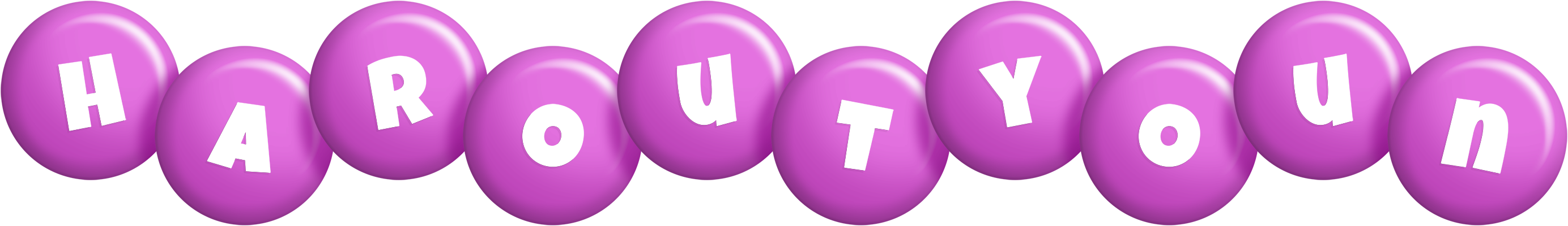 Haroutyoun candy-purple logo