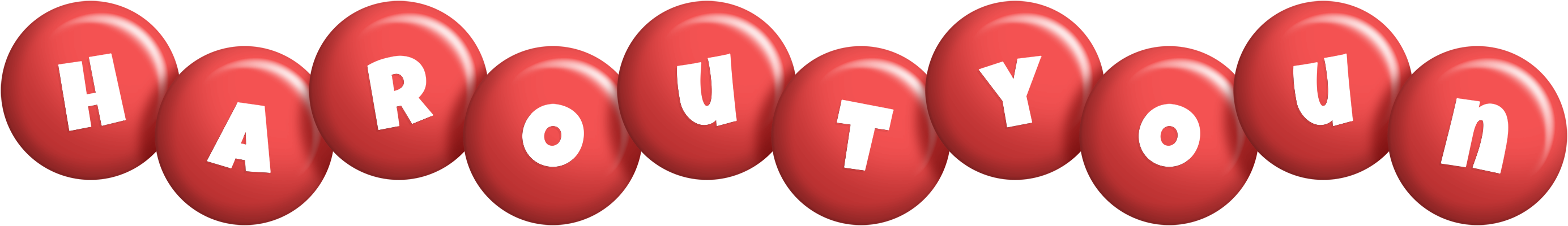 Haroutyoun candy-red logo