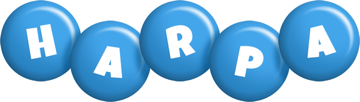 Harpa candy-blue logo