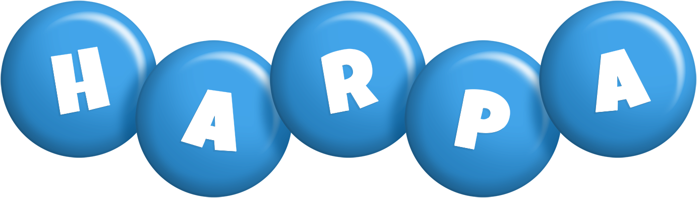 Harpa candy-blue logo