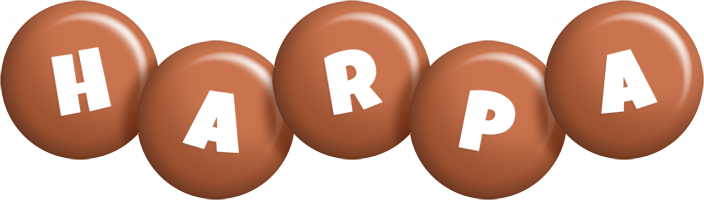 Harpa candy-brown logo