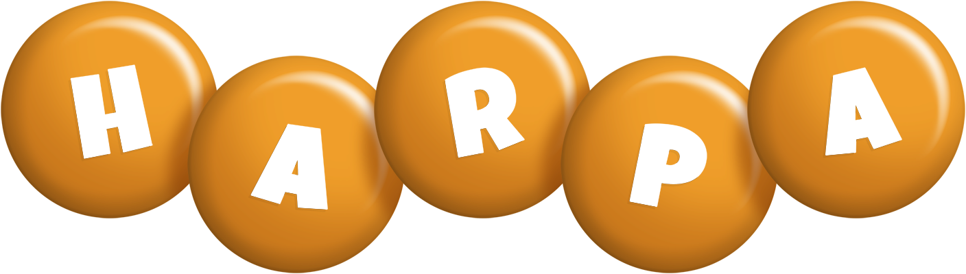 Harpa candy-orange logo