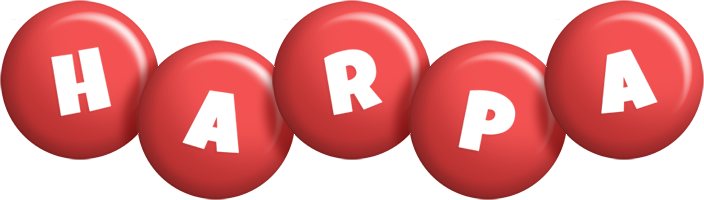 Harpa candy-red logo