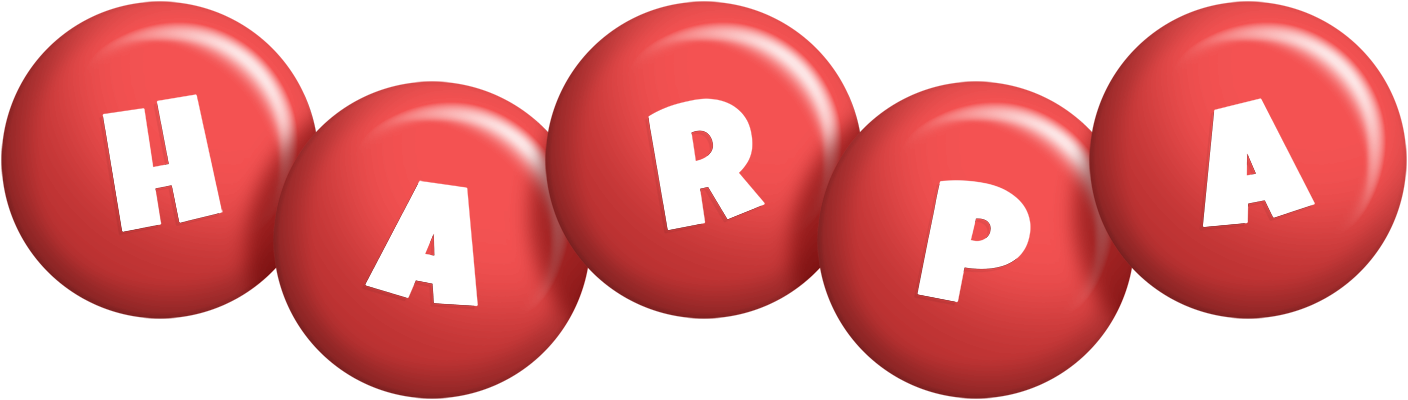 Harpa candy-red logo