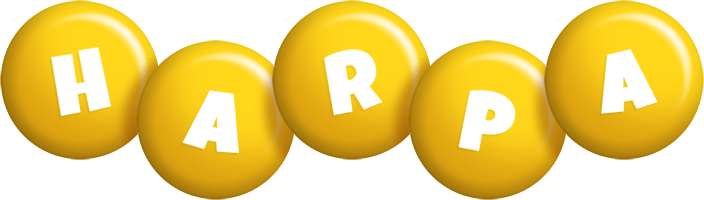 Harpa candy-yellow logo