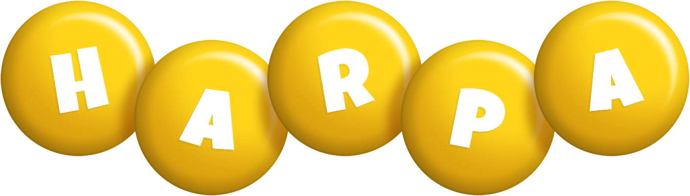 Harpa candy-yellow logo