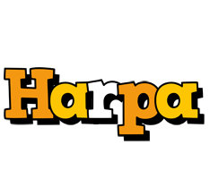 Harpa cartoon logo