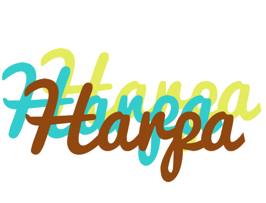 Harpa cupcake logo