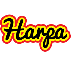 Harpa flaming logo