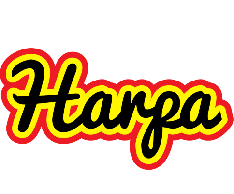 Harpa flaming logo