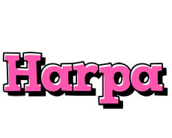 Harpa girlish logo