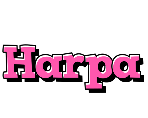 Harpa girlish logo