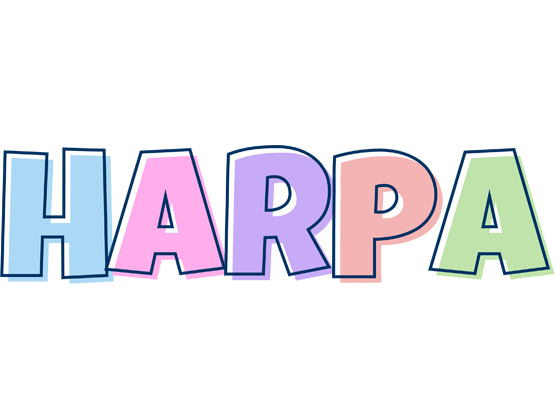 Harpa pastel logo