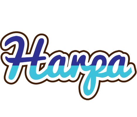 Harpa raining logo