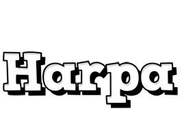 Harpa snowing logo