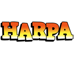 Harpa sunset logo