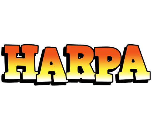 Harpa sunset logo