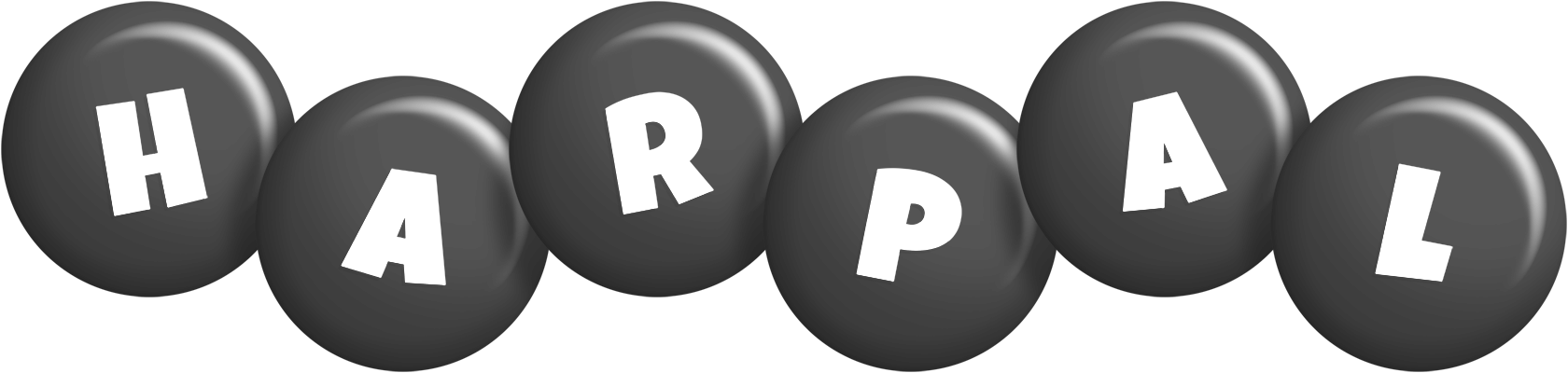 Harpal candy-black logo