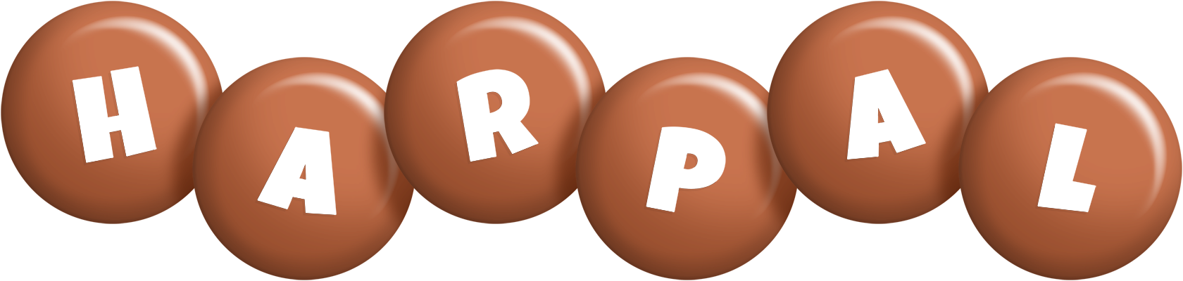 Harpal candy-brown logo