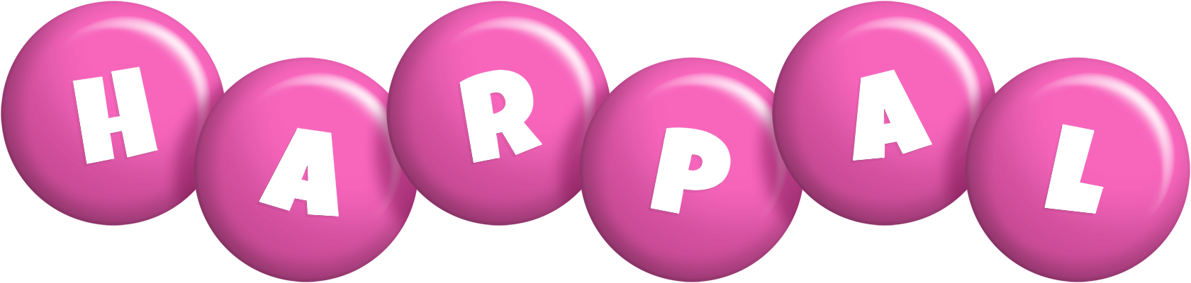 Harpal candy-pink logo