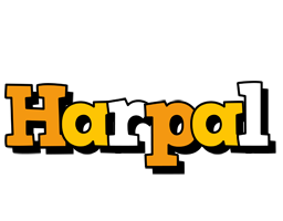 Harpal cartoon logo