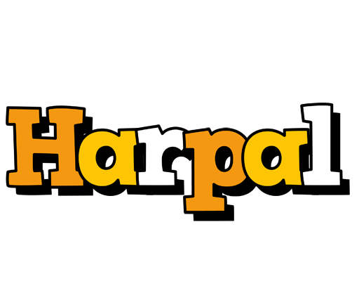 Harpal cartoon logo
