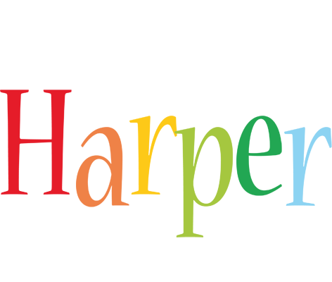 Harper birthday logo