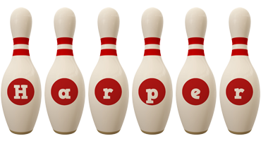 Harper bowling-pin logo